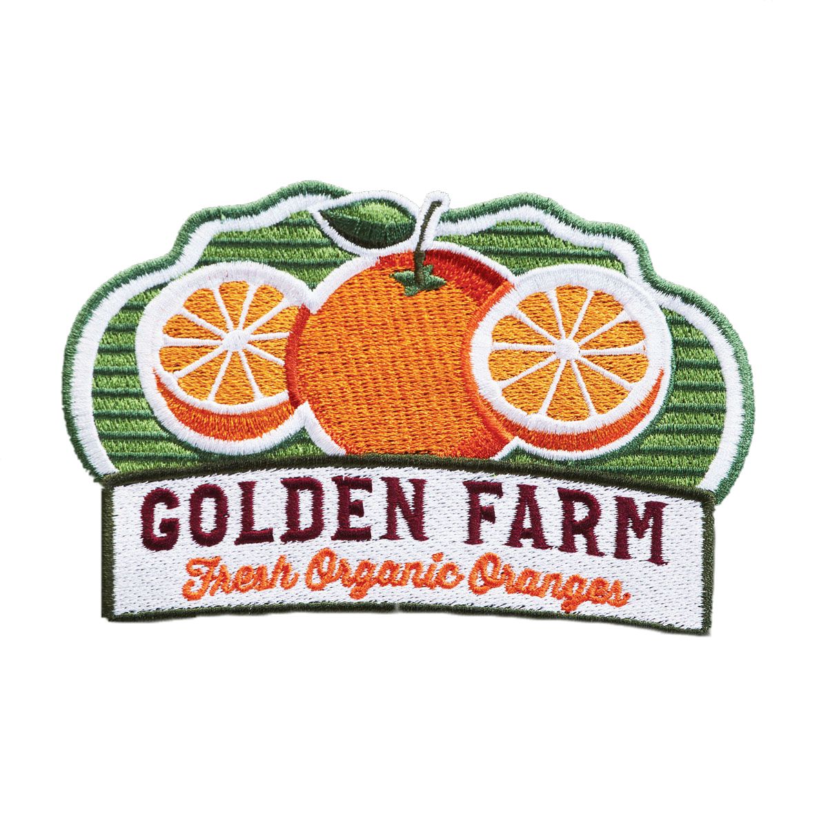 Detailed multi-colour embroidered badge